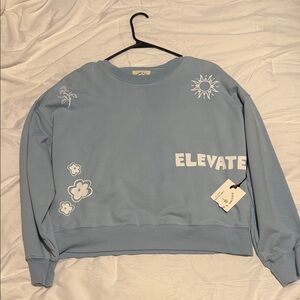 Electric & Rose Sky Blue Graphic Sweatshirt